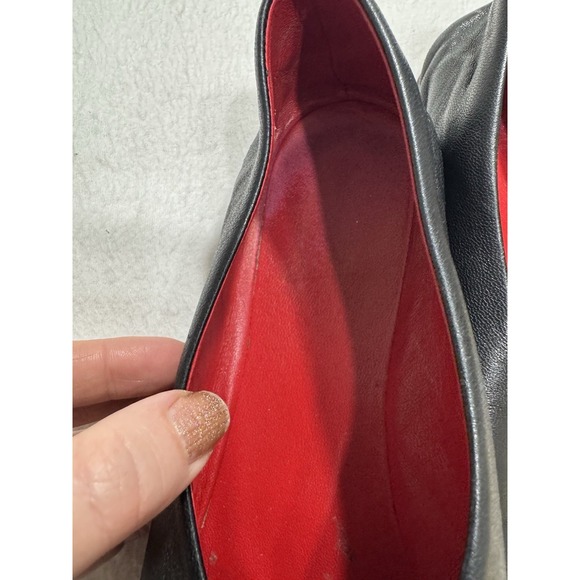 mansur gavriel flats Black Leather 39 9 Women's Designer Luxury Capsule Minimal - Picture 8 of 16